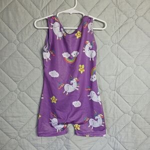 Gymnastics Leotard UNICORN Whimsical Dream DANCE  Sz XS